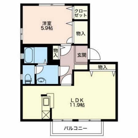 マロンフォレスタの物件間取画像